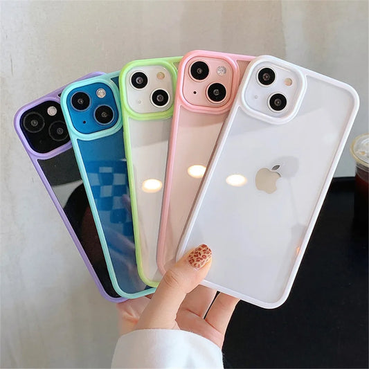 Coque de protection antichoc en silicone pour iPhone