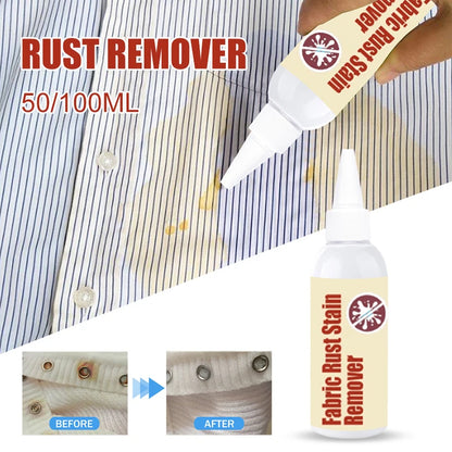 Détachant antirouille pour tissu, dissolvant de rouille pour vêtements, sans eau, décontamination efficace, agent nettoyant pour vêtements