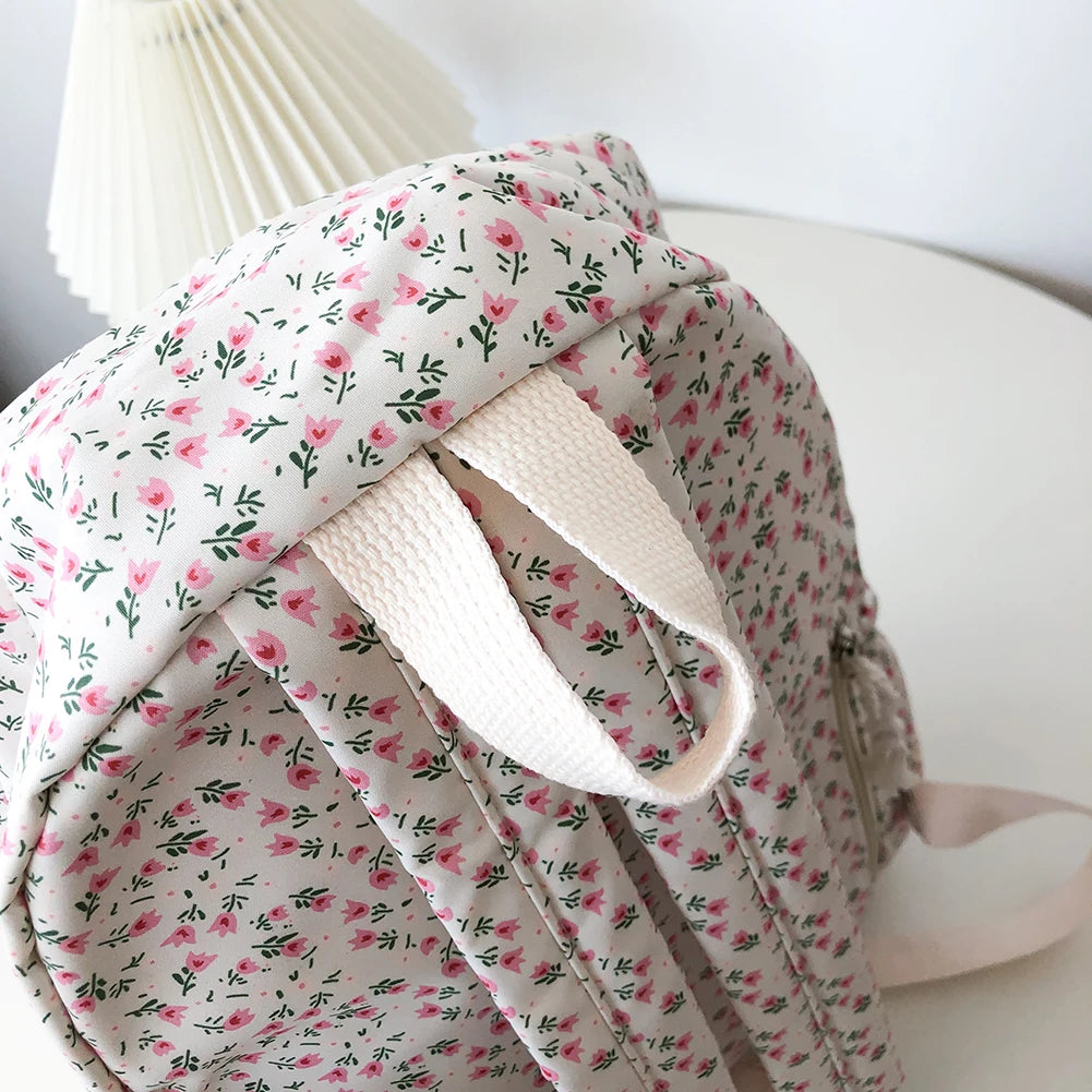 Sac à dos pour femme motif floral