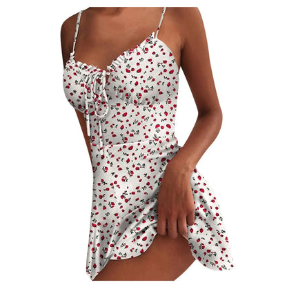 Robe bohème floral d'été Sexy