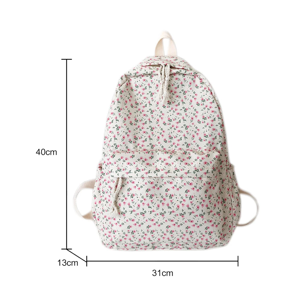 Sac à dos pour femme motif floral