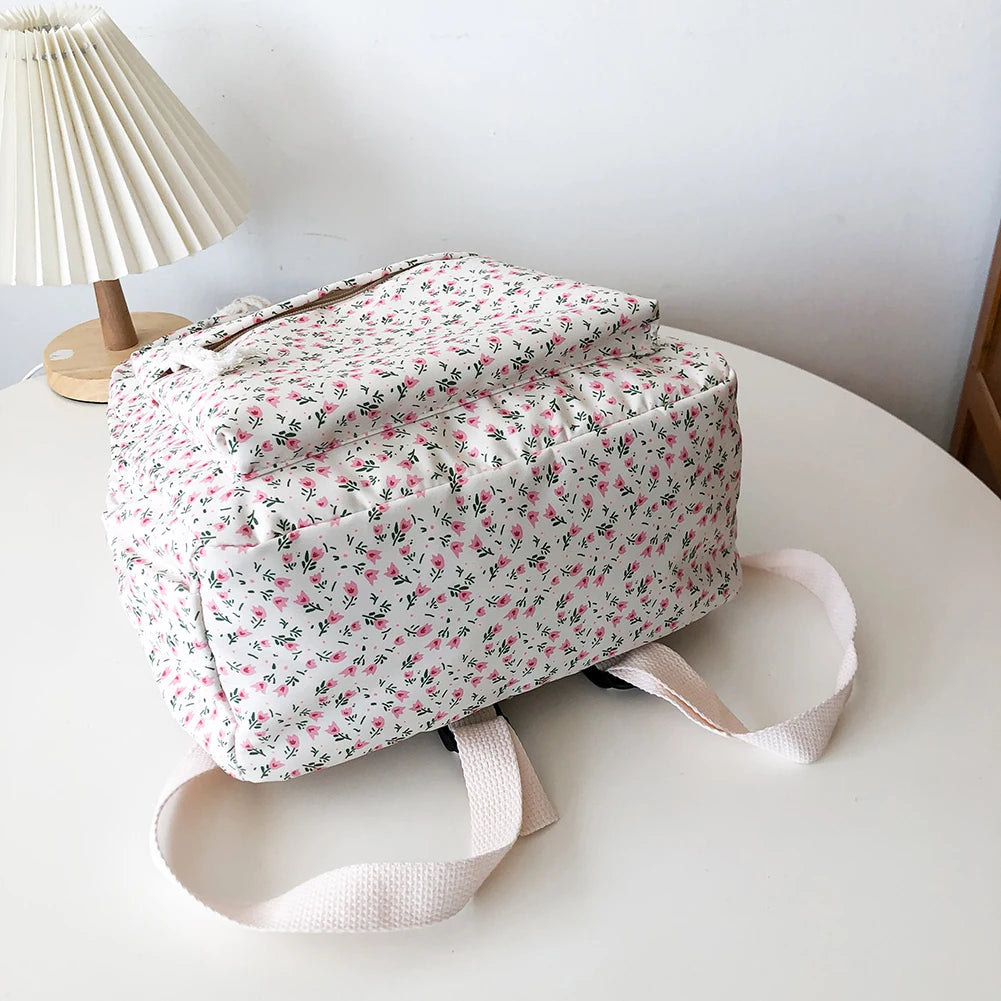 Sac à dos pour femme motif floral