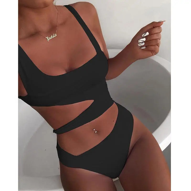 Maillot de bain une pièce sexy, bikini de luxe