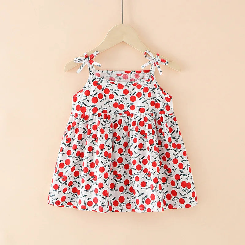 Robe d'été sans manches pour enfant de 1 à 7 ans