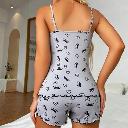 Ensemble de pyjama sexy deux pièce