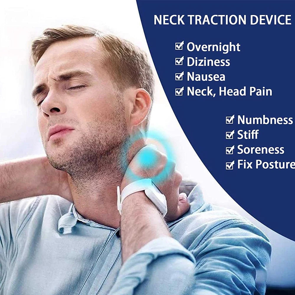 Dispositif de traction cervicale - Soulagement des douleurs chroniques d'alignement du cou et des épaules